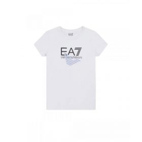 Ea7 T-shirt Logo Series Girl In Cotone Stretch